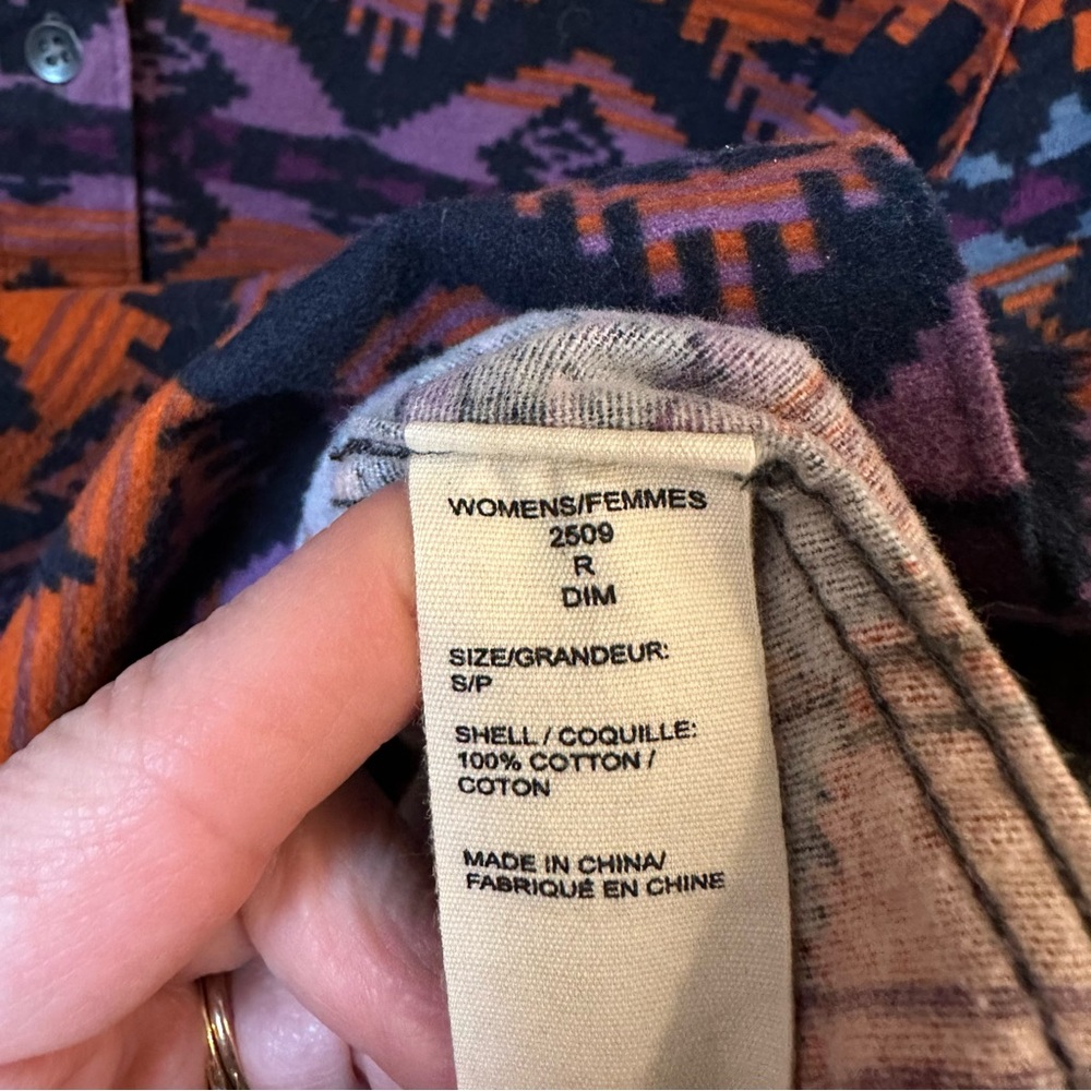 Woolrich Aztec Design Shirt S - Picture 5 of 6